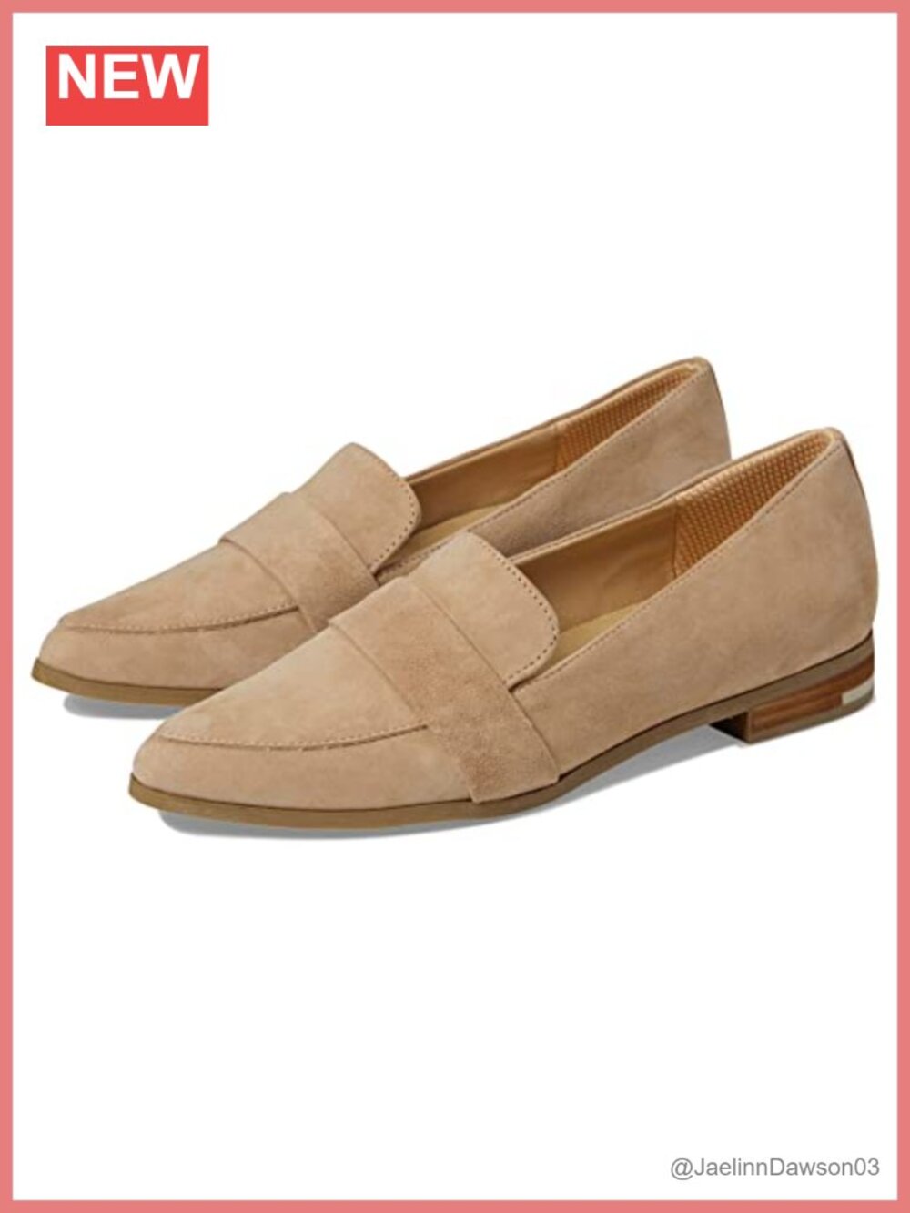Premium Leather Pointed Toe Slip-On Loafer with Cushioned Insole